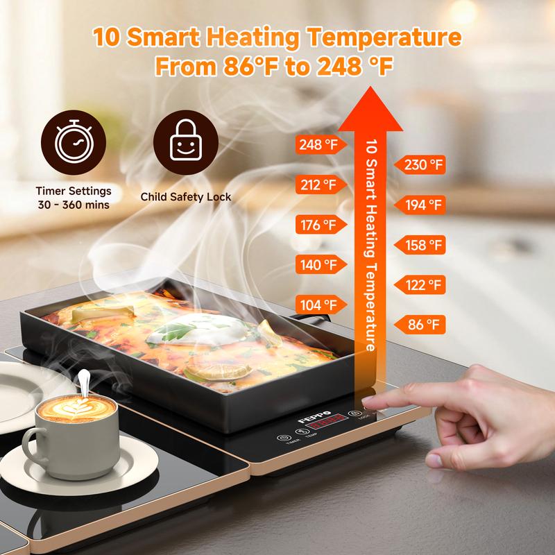 Electric Warming Tray – 4-in-1 Food Warmer