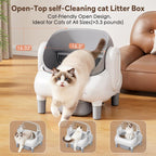 Smart Self-Cleaning Litter Box for Multiple Cats