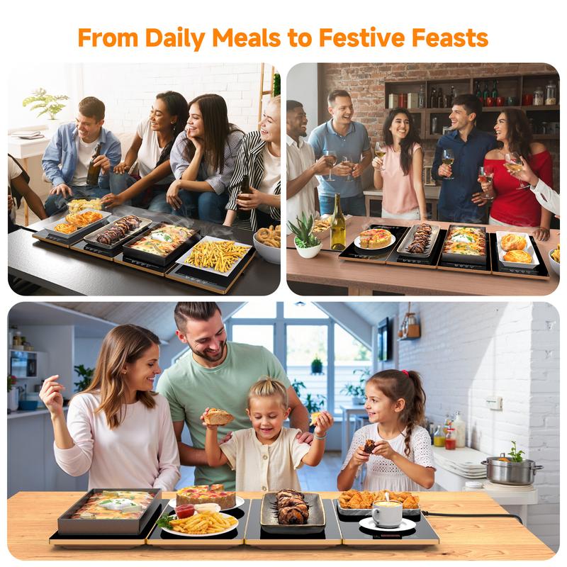 Electric Warming Tray – 4-in-1 Food Warmer