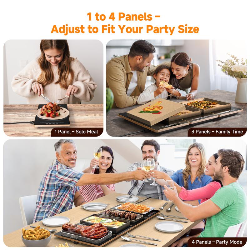 Electric Warming Tray – 4-in-1 Food Warmer