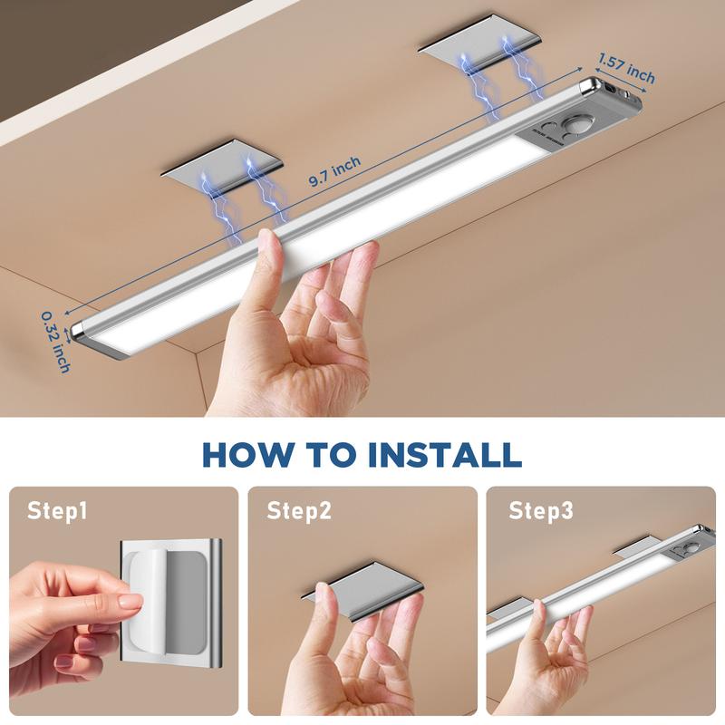 SHINE PAL Under Cabinet Motion Sensor Lights