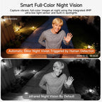 CINMOORE 2.5K Smart Magnetic Security Camera