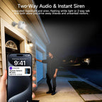 CINMOORE 2.5K Smart Magnetic Security Camera